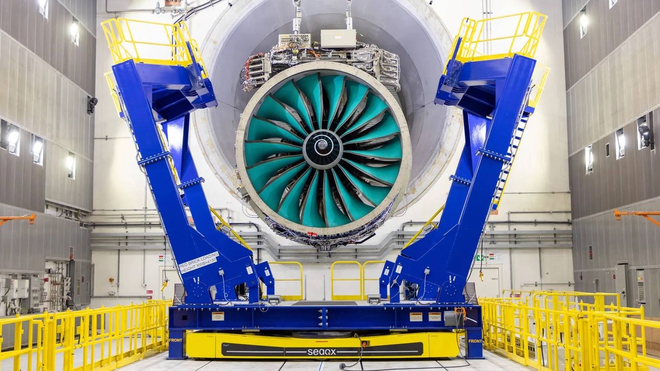 Foto: Este es UltraFan: el mayor motor de avión del mundo. (Rolls Royce)