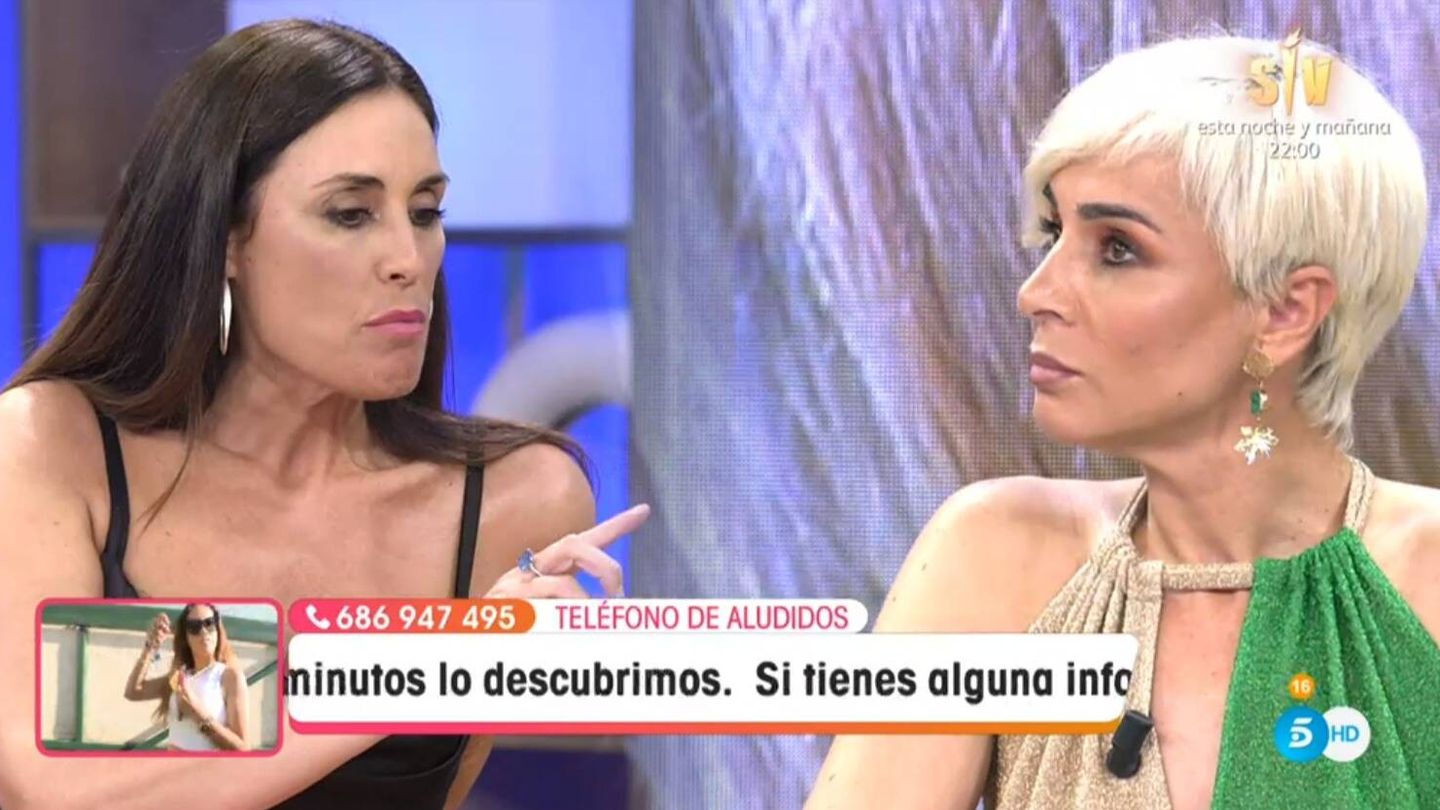 Isabel Rábago y Ana María Aldón en 'Viva la vida'. (Mediaset España)