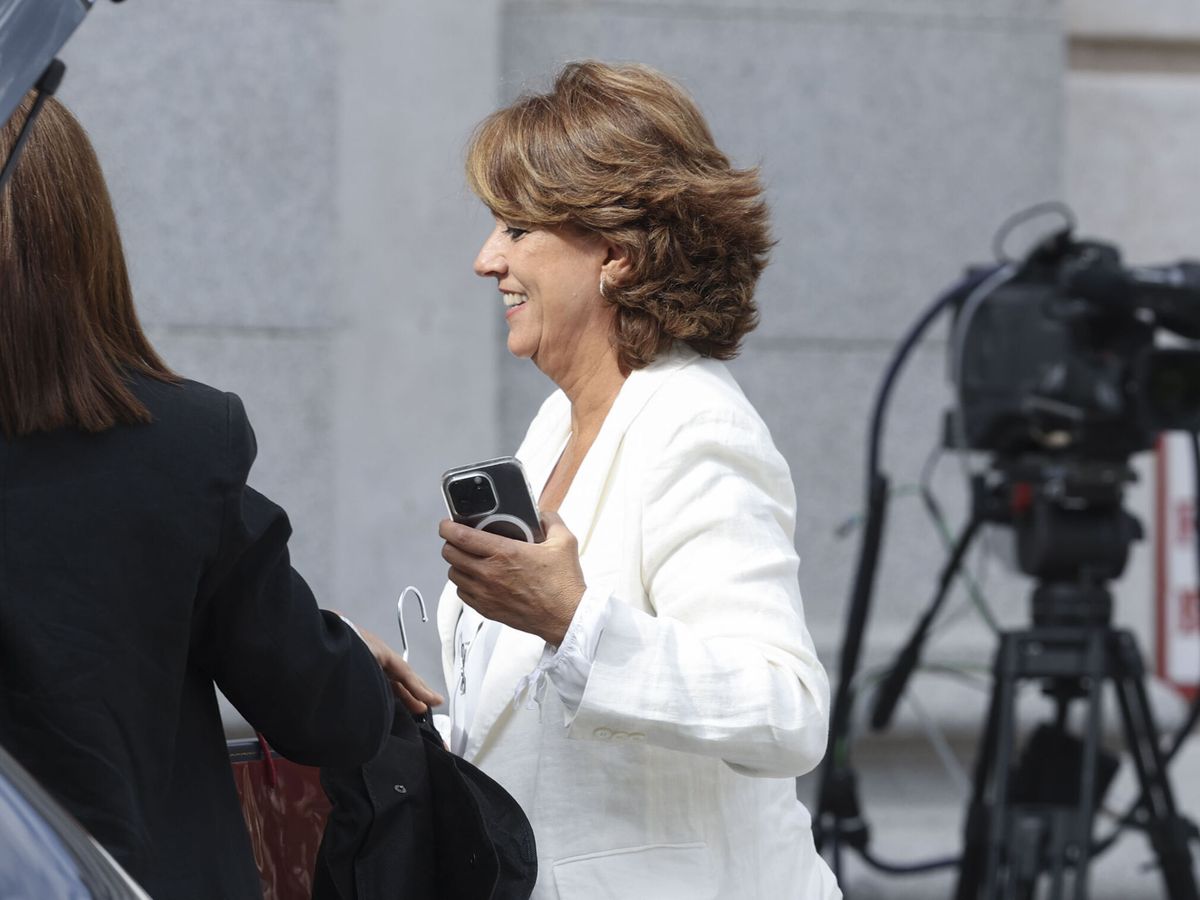 Foto: La ex fiscal general del Estado Dolores Delgado a su llegada al acto de apertura del año judicial en septiembre. (EFE/Kiko Huesca)