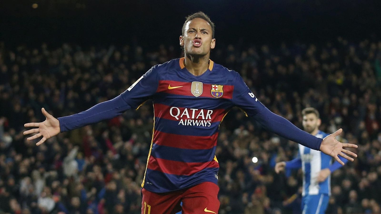Foto: Neymar celebra un gol con el Barcelona durante la presente temporada (Reuters).