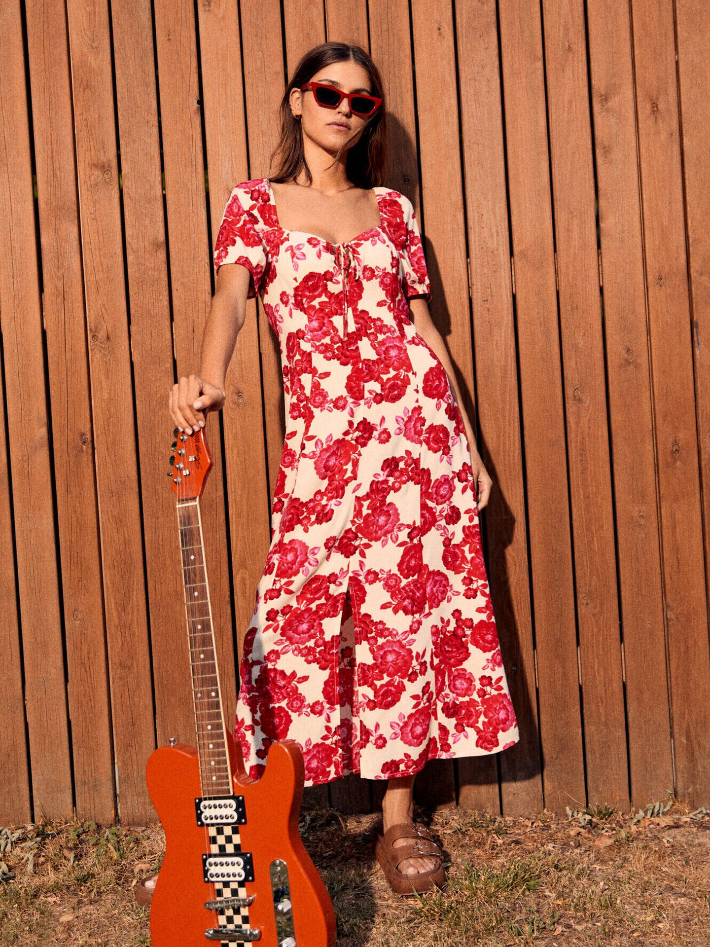 Un vestido de Stradivarius. (Cortesía)