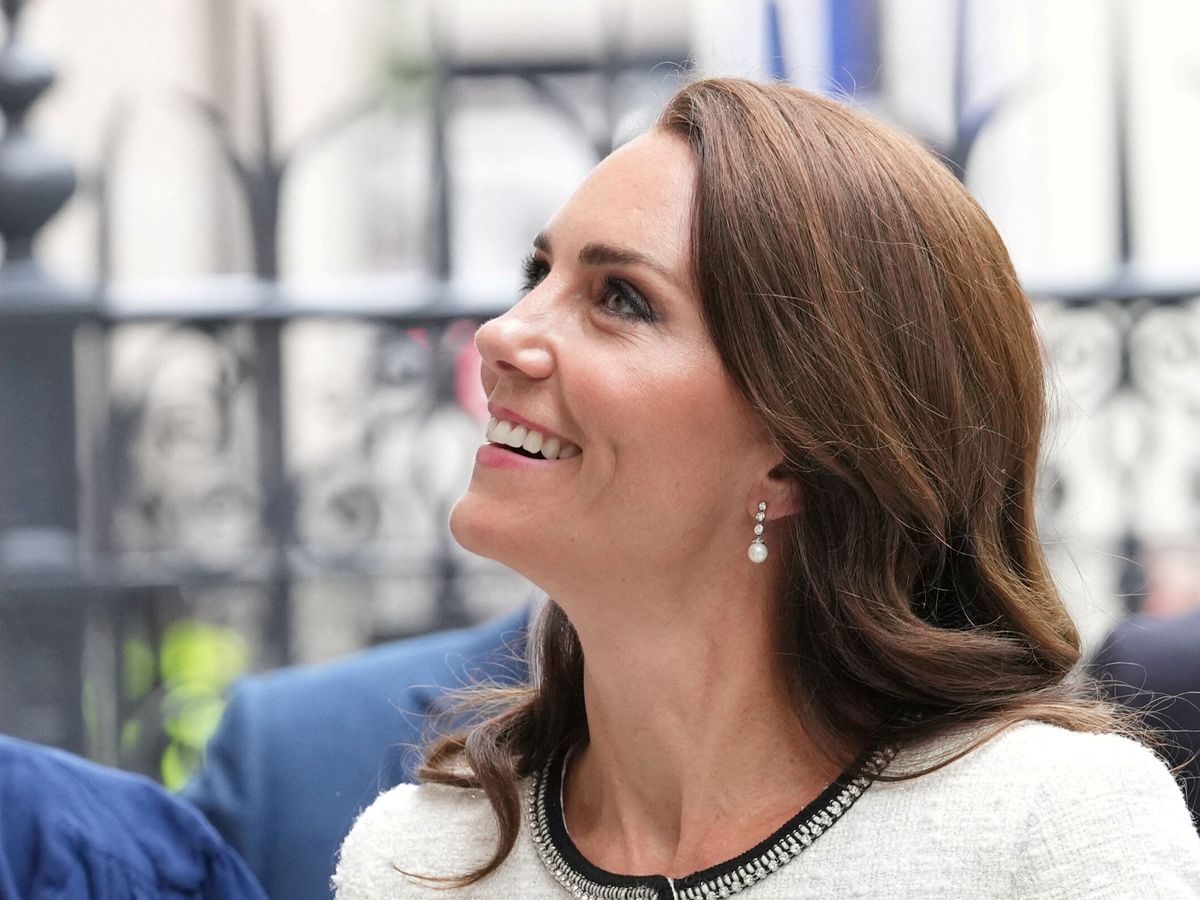 Foto: Kate Middleton, en la National Portrait Gallery. (Reuters)