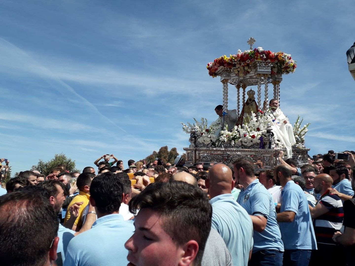 Romería celebrada hoy en Andújar
