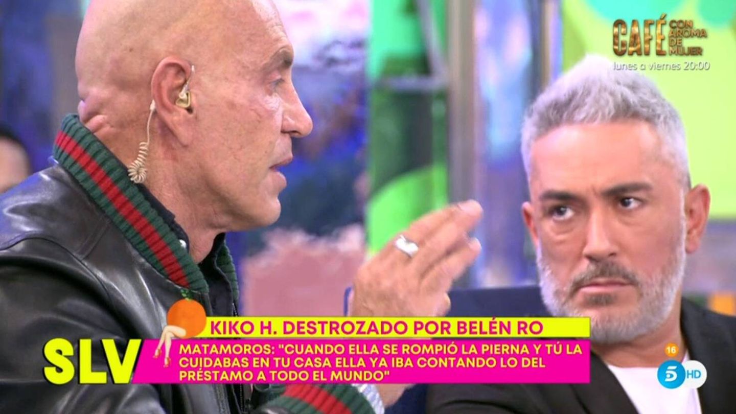 Kiko Hernández y Kiko Matamoros en 'Sálvame'. (Mediaset España)