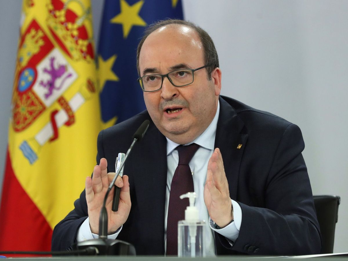 Foto: El ministro de Política Territorial y Función Pública, Miquel Iceta. (EFE)