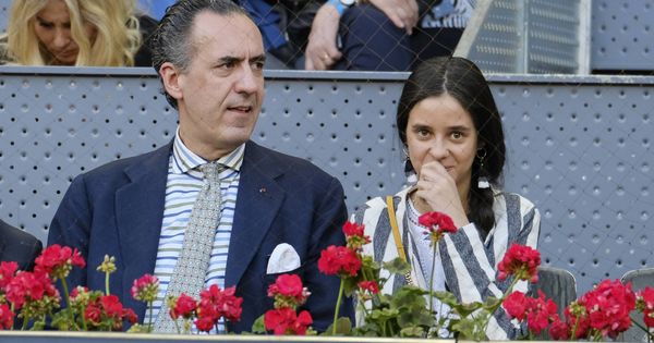 Foto: Jaime de Marichalar y su hija Victoria, en el Mutua Madrid Open de Tenis. (Cordon Press) 