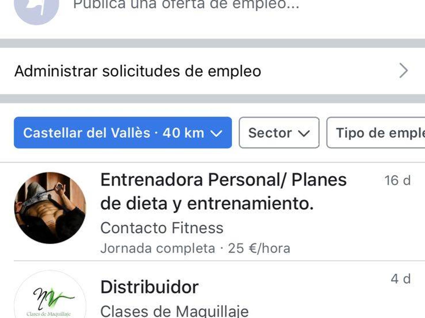 Ofertas de empleo de Facebook Jobs en Barcelona