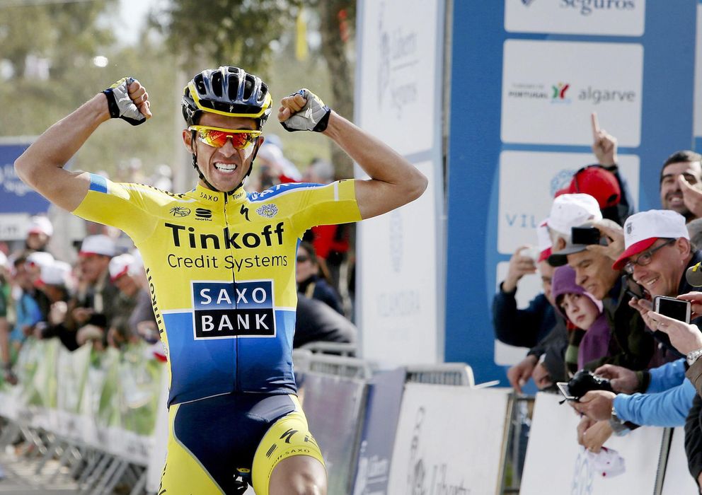 Foto: Contador dispara primero en la montaña y se coloca segundo en la Tirreno-Adriático.