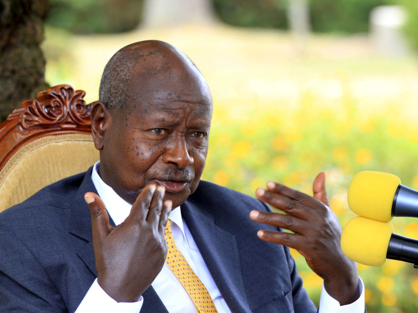 El presidente Yoweri Museveni lleva más de 30 años gobernando Uganda. (Foto: Reuters)