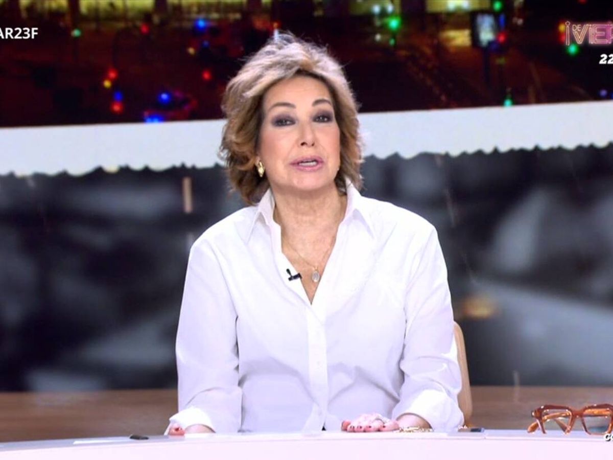 Foto: Ana Rosa Quintana, presentadora de 'TardeAR'. (Mediaset España)