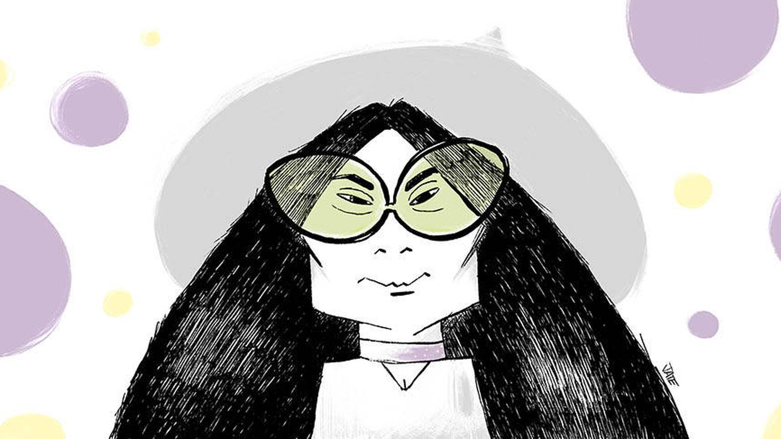 Foto:  Ilustración de Yoko Ono (Jate)