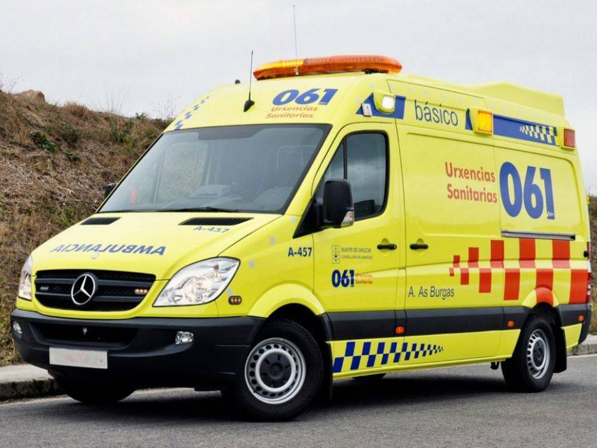 Foto: Ambulancia en Galicia. (Urxencias Sanitarias 061)