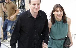 La visita 'secreta' a Granada de David Cameron y su mujer Samantha
