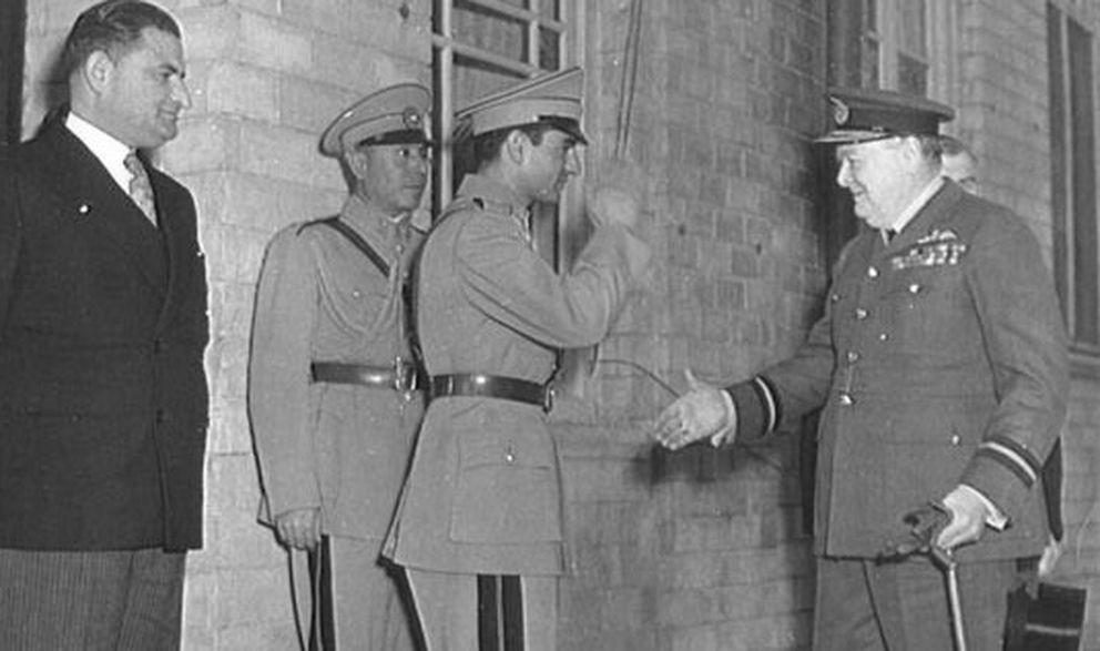 Churchill en la Conferencia de Teherán en 1943 (CC)