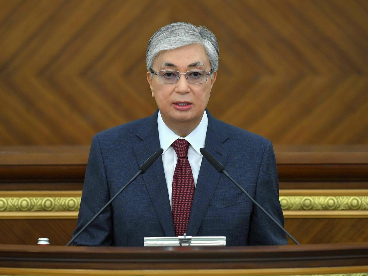 Foto:  El presidente de Kazajistán, Kasim-Yomart Tokáyev. (EFE Aman Presiden)