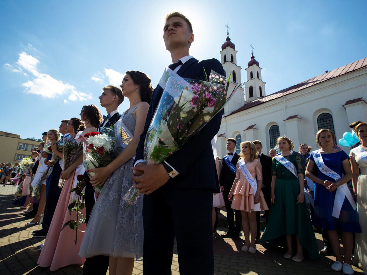 Foto: Una graduación en Rusia. (Reuters/Vasily Fedosenko)