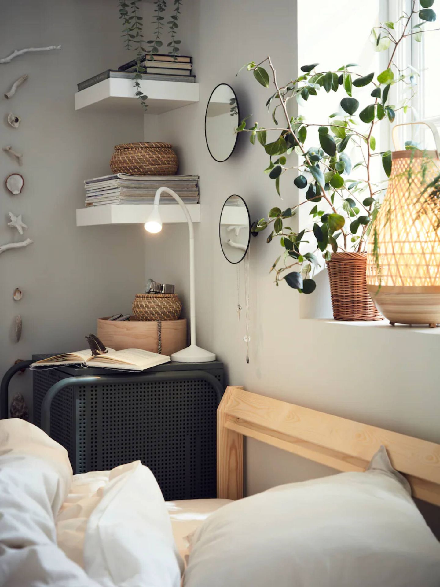 Tendencias de dormitorios para 2022 en Ikea y Primark Home. (Cortesía/Ikea)