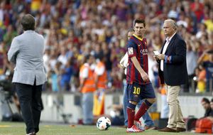 En el Barcelona siempre que Messi es duda significa que jugará
