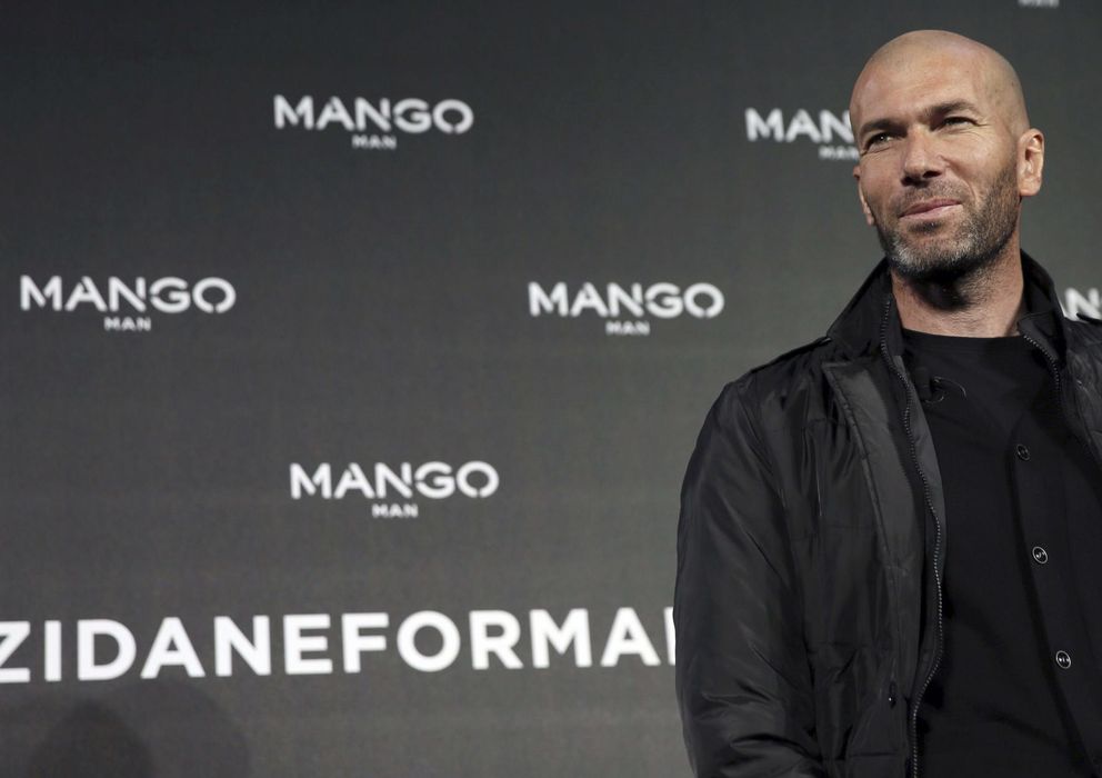 Foto: Zidane, nueva imagen de Mango (Efe).