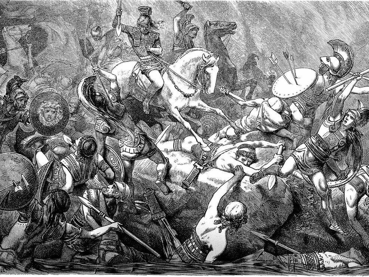 Caída de los atenienses durante la guerra del Peloponeso. (iStock)