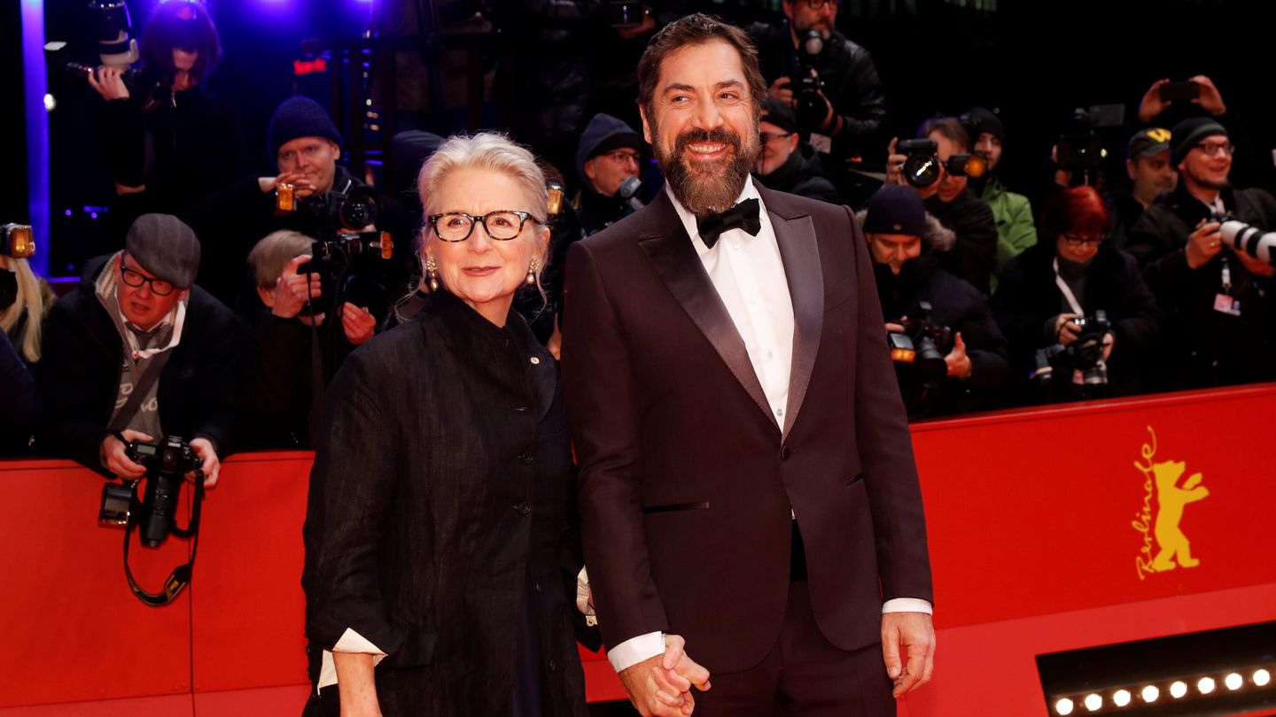 Junto a Sally Potter, en la pasada Berlinale. (Reuters)