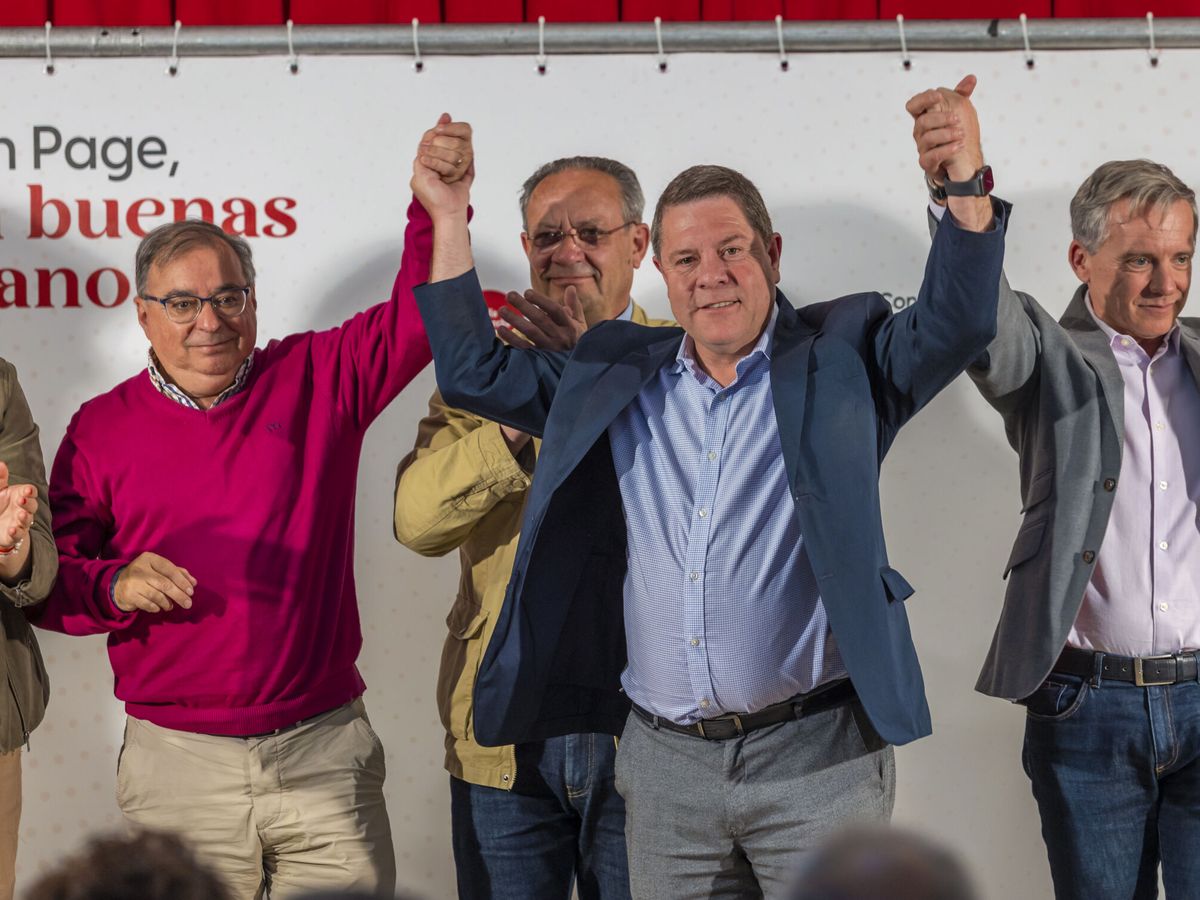 Foto: El presidente de Castilla-La Mancha y candidato del PSOE a la reelección, Emiliano García-Page. 
