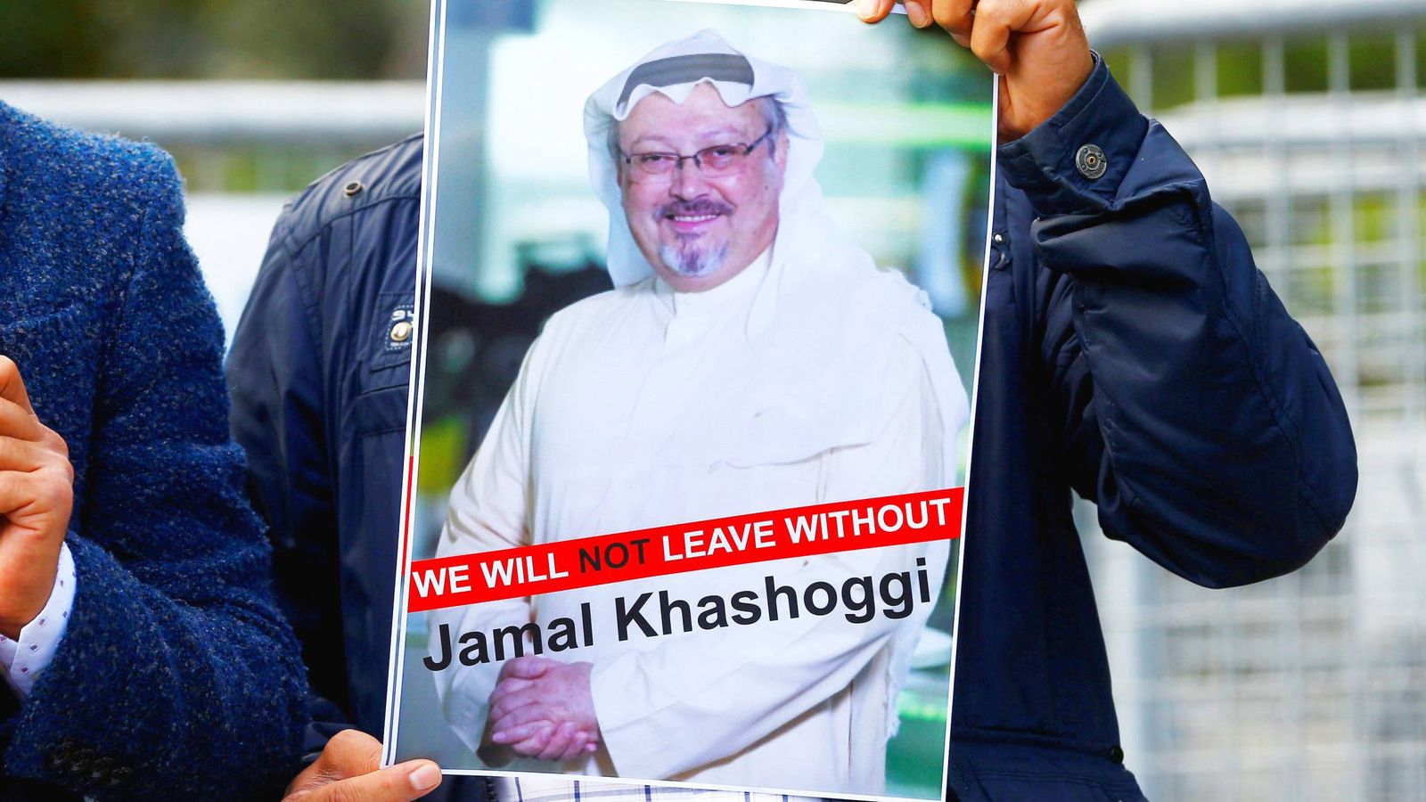 Foto: Protesta a favor de Khashoggi. (Reuters)