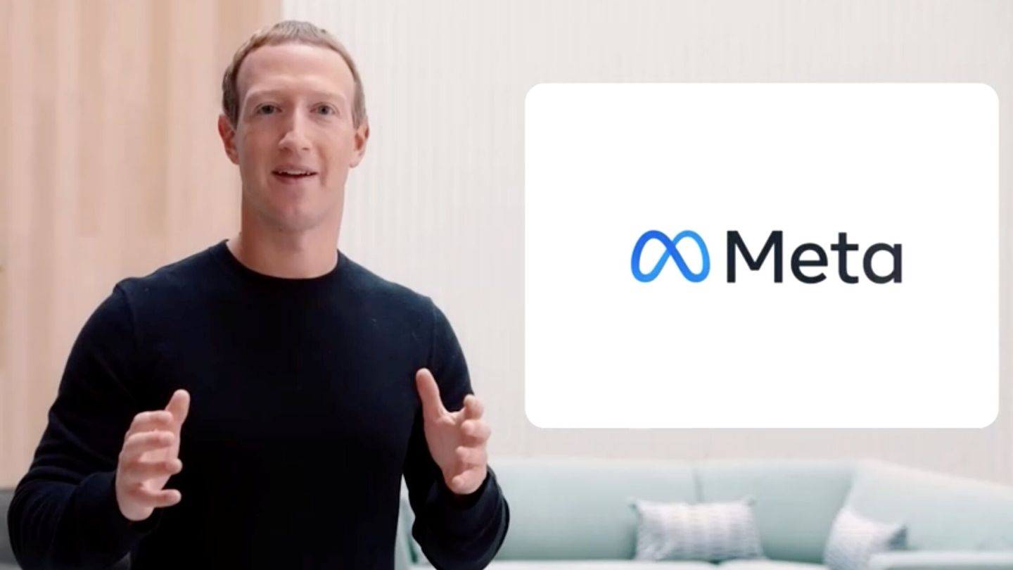 Mark Zuckerberg durante el anuncio del cambio de nombre de Facebook. (Meta)