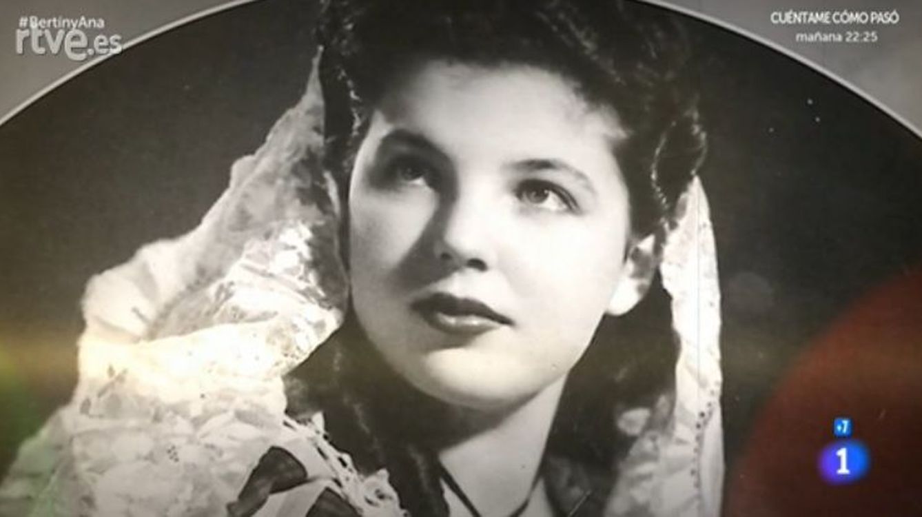 La madre de Ana Obregón en una foto antigua