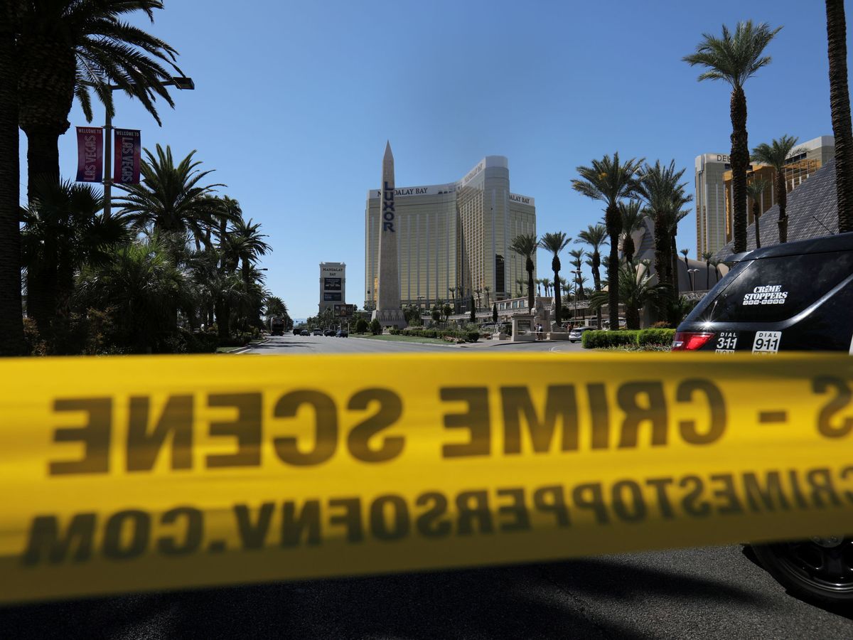 Foto: Cinta de la escena de un crimen en Las Vegas, en una imagen de archivo. (Reuters/Mike Blake)
