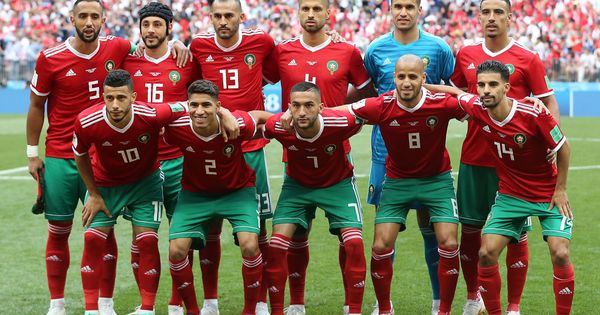 Foto: La selección de Marruecos posa antes del partido ante Portugal. (EFE)