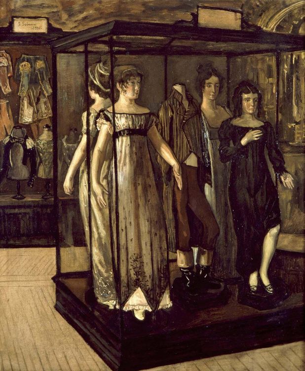 'Las vitrinas', José Gutiérrez Solana, 1910. Museo Nacional Centro de Arte Reina Sofía.