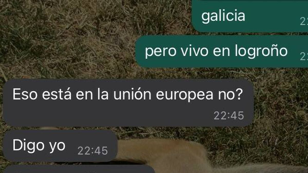 Cuenta que es de Galicia pero vive en Logroño y la respuesta que recibe por WhatsApp arrasa en las redes