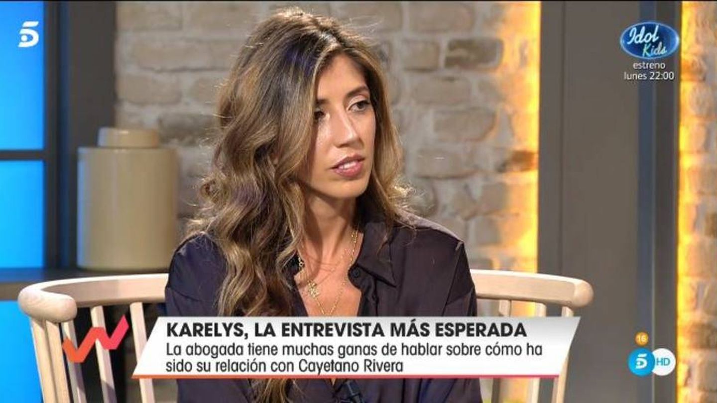  Karelys Rodríguez, en 'Viva la vida'. (Mediaset)