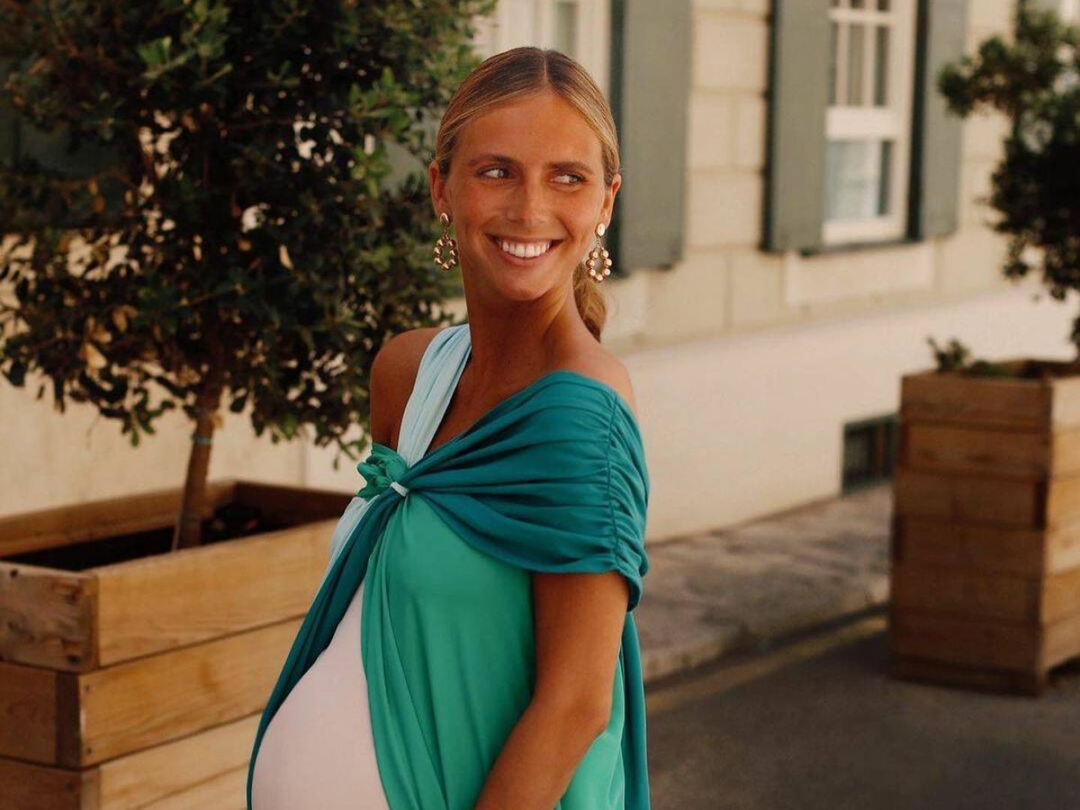 Foto: Lucía Bárcena, a pocas semanas de dar a luz. (Instagram/@luciabarcena)
