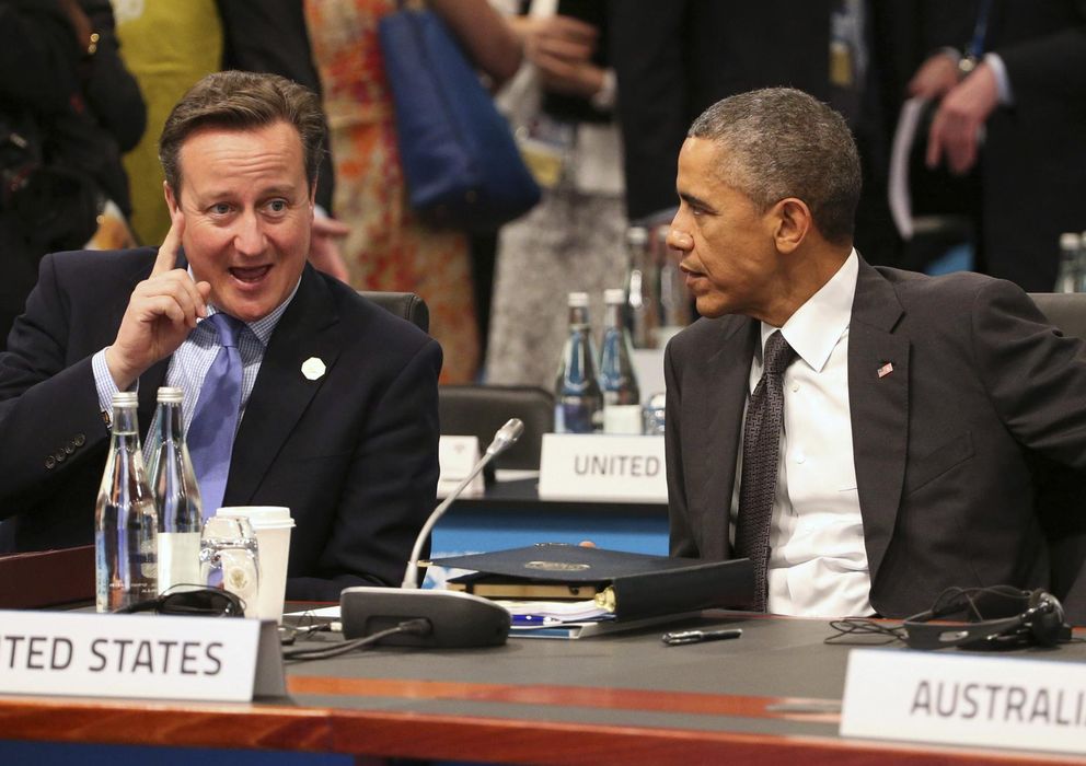Foto: David Cameron y Barack Obama, en Brisbane. (Reuters)