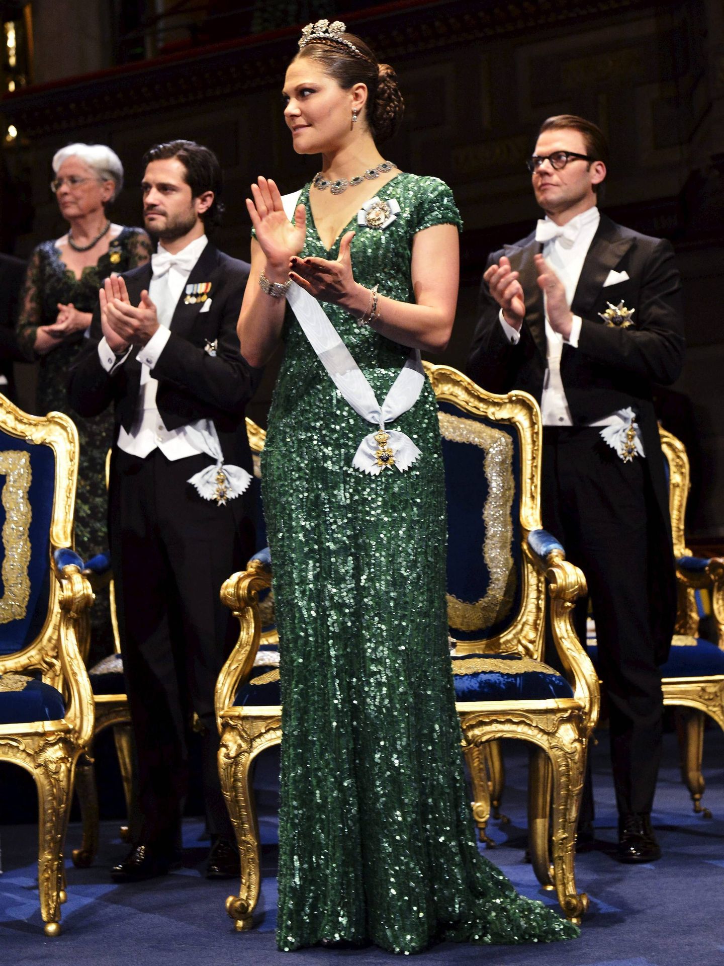 La princesa heredera Victoria, en los Premios Nobel de 2012. (EFE/Jonas Ekstromer)