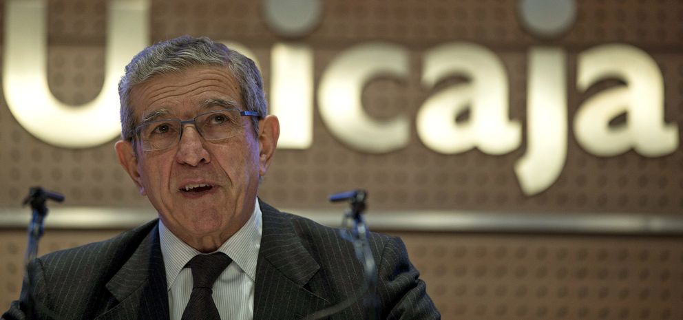 El presidente de Unicaja, Braulio Medel. (EFE)