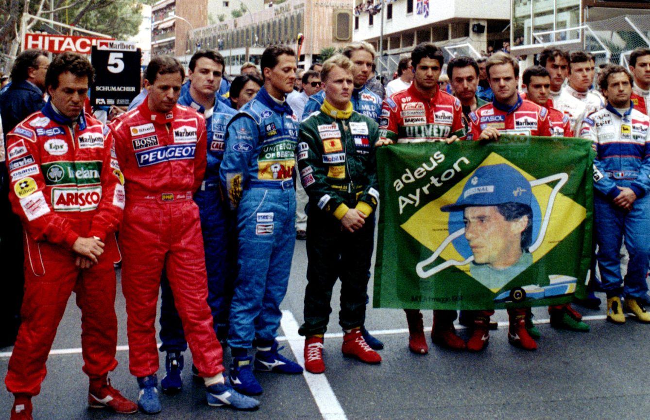 Los pilotos de aquella fatídica temporada recuerdan a Senna en el Gran Premio de Mónaco. (Archivo)
