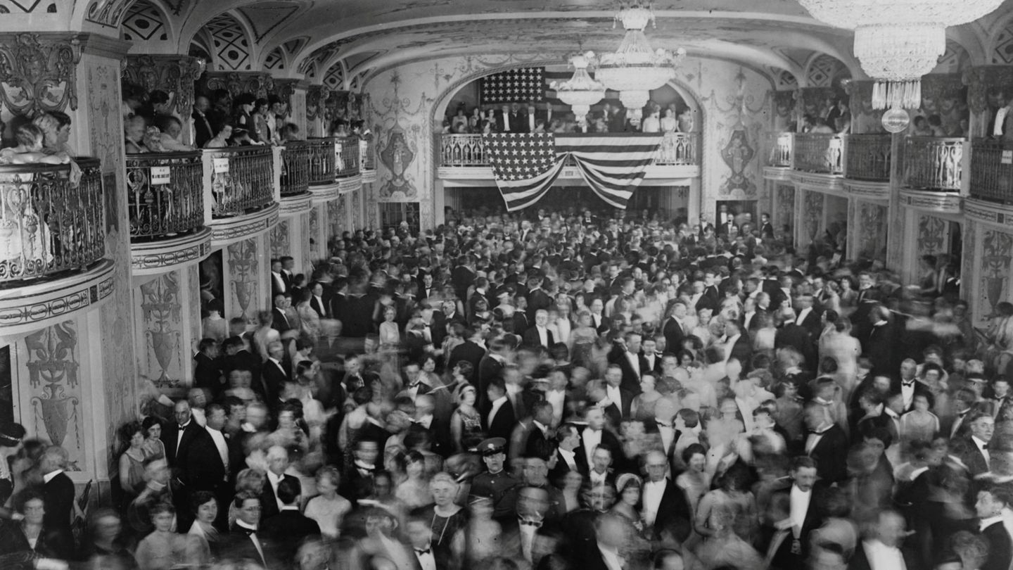 Baile inaugural de Herbert Hoover. (Reuters/Library of Congress)