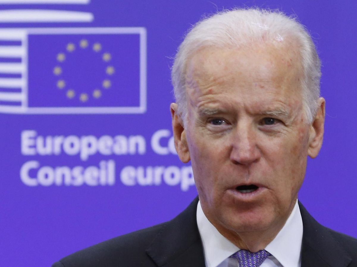 Foto: Visita de Biden como vicepresidente de EEUU al Consejo Europeo en 2015. (Reuters) 