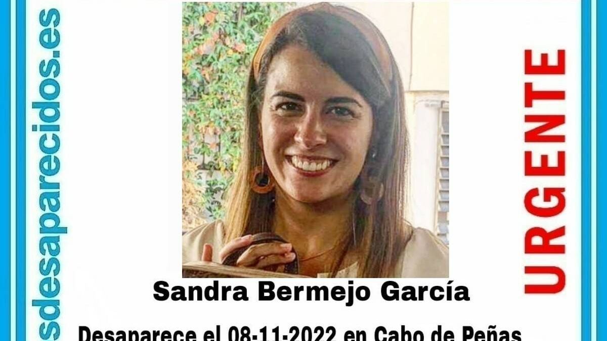 Investigan la desaparición de Sandra Bermejo, una joven madrileña de 32 años, en Asturias
