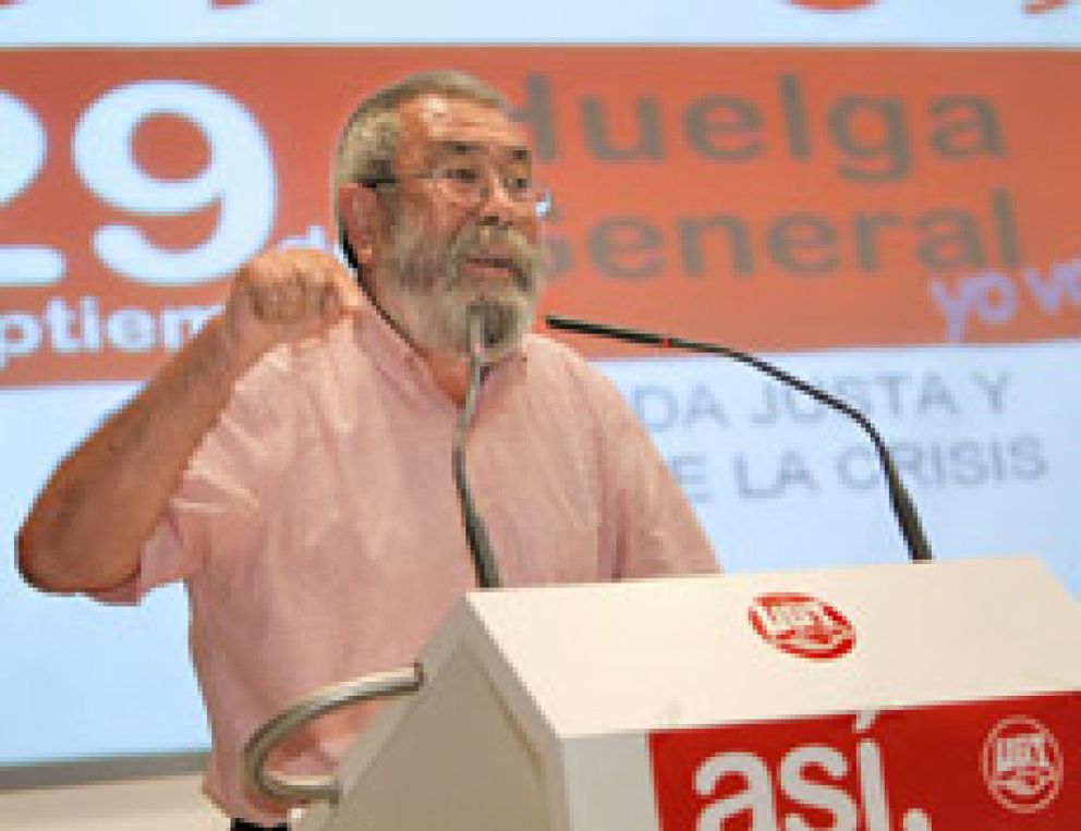 Foto: Méndez abandera la llamada a la huelga general