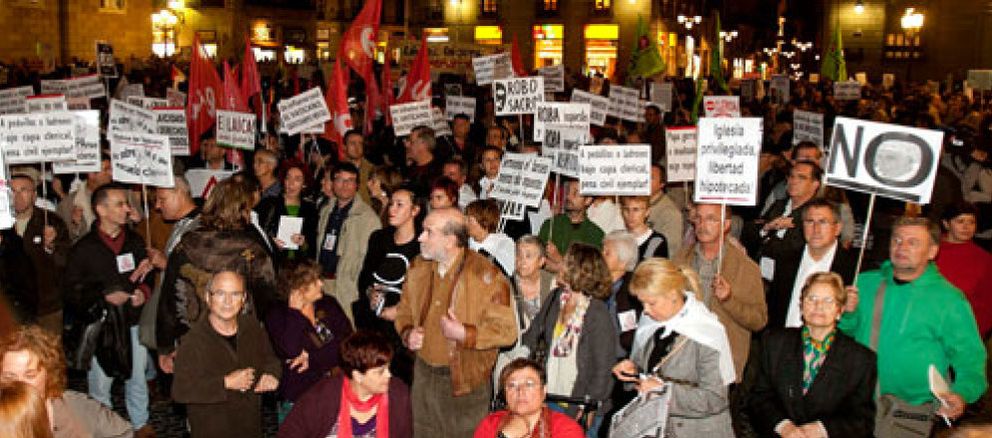 Foto: Intereses partidistas frustran una protesta conjunta contra el Papa