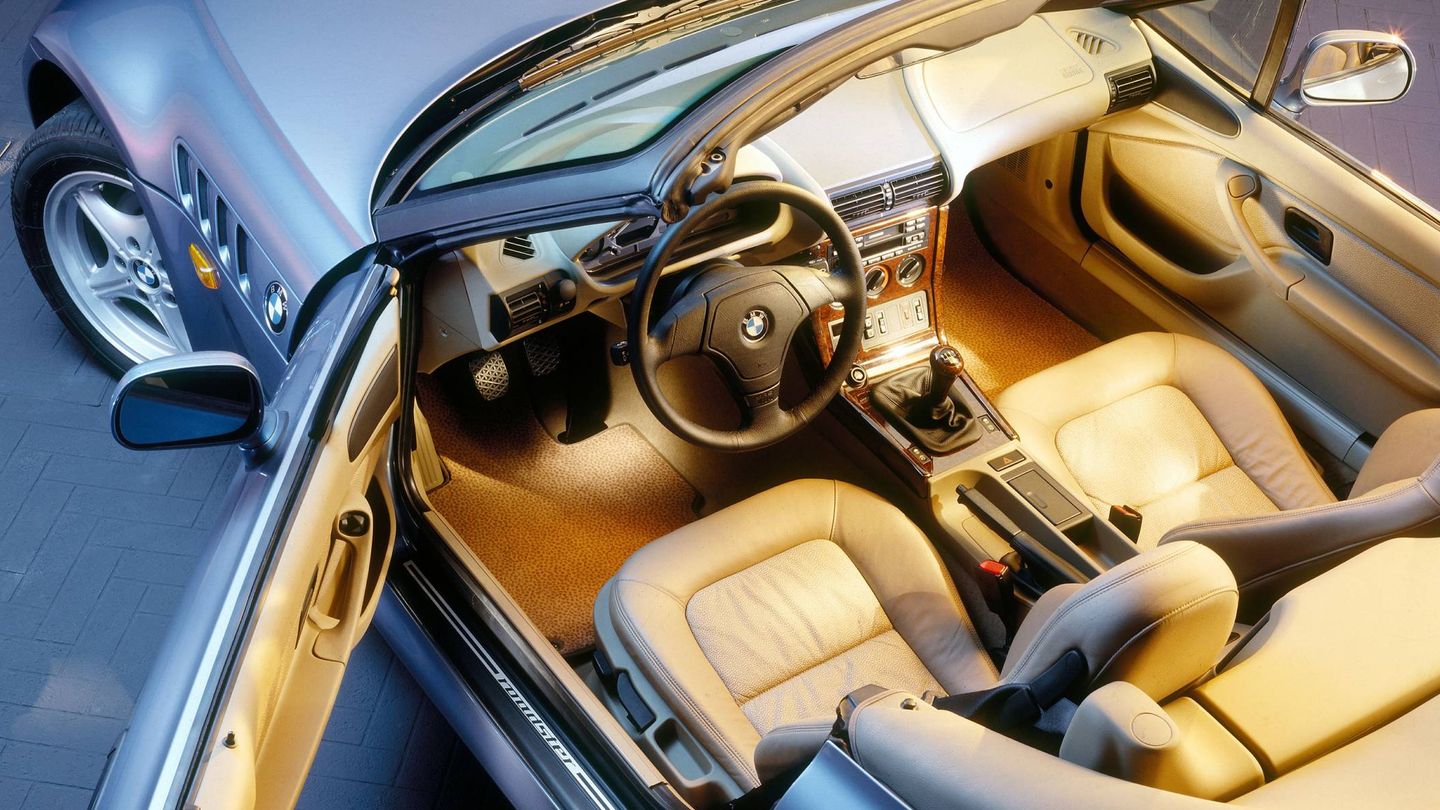 Interior del roadster de BMW que nació hace 25 años en Estados Unidos.