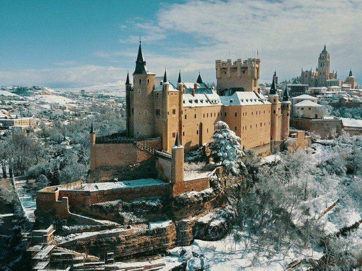 Foto: El Alcázar de Segovia, castillo hispano-árabe del siglo XII.
