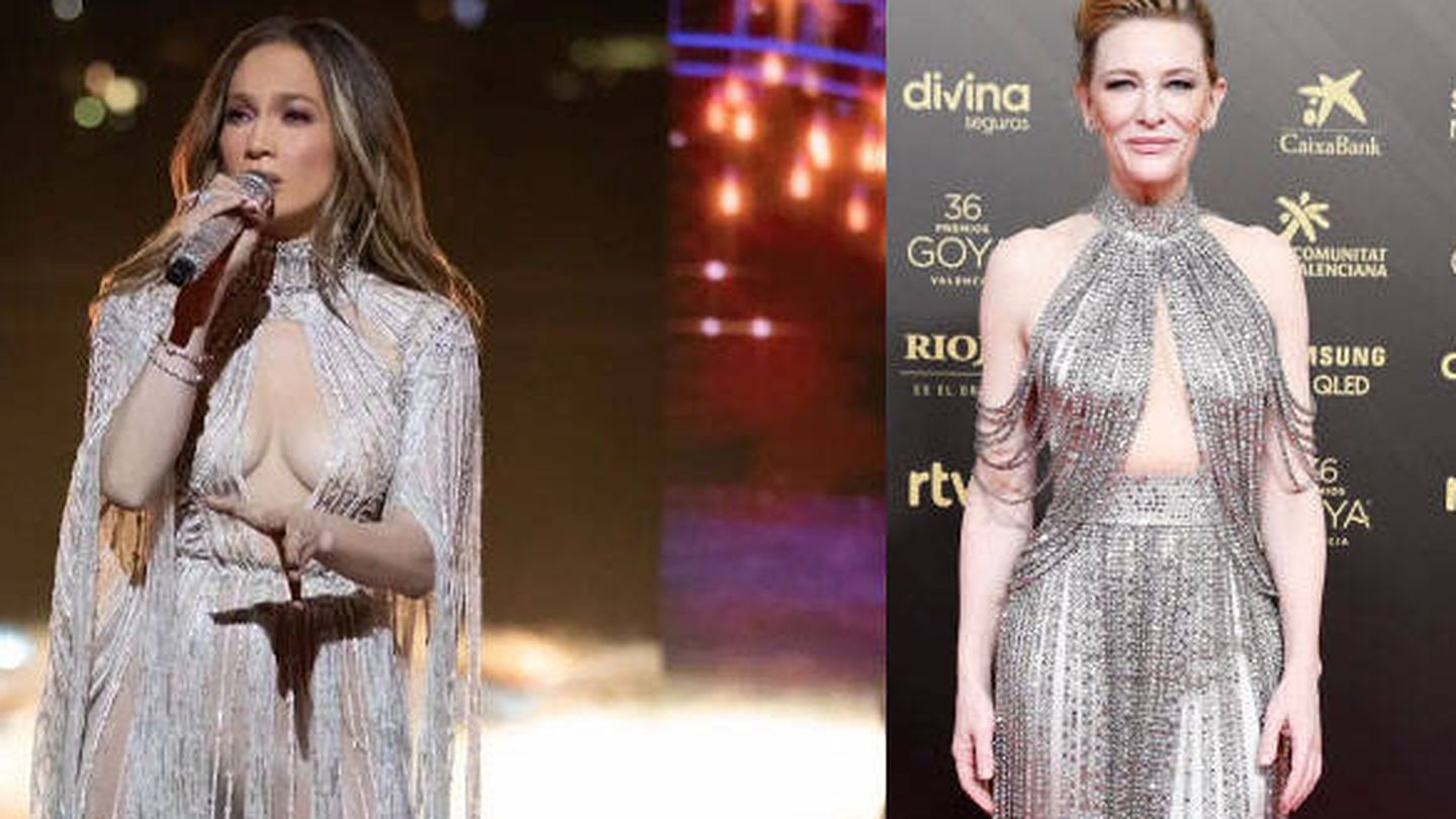 JLo y Cate Blanchet, las reinas 'silver'. (AB Images for Universal Pictures/Getty/Carlos Álvarez)
