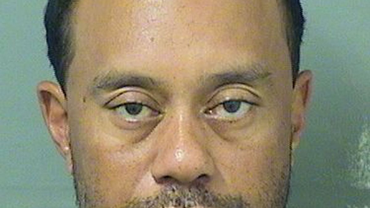Tiger Woods, detenido por conducir bajo los efectos del alcohol y la marihuana