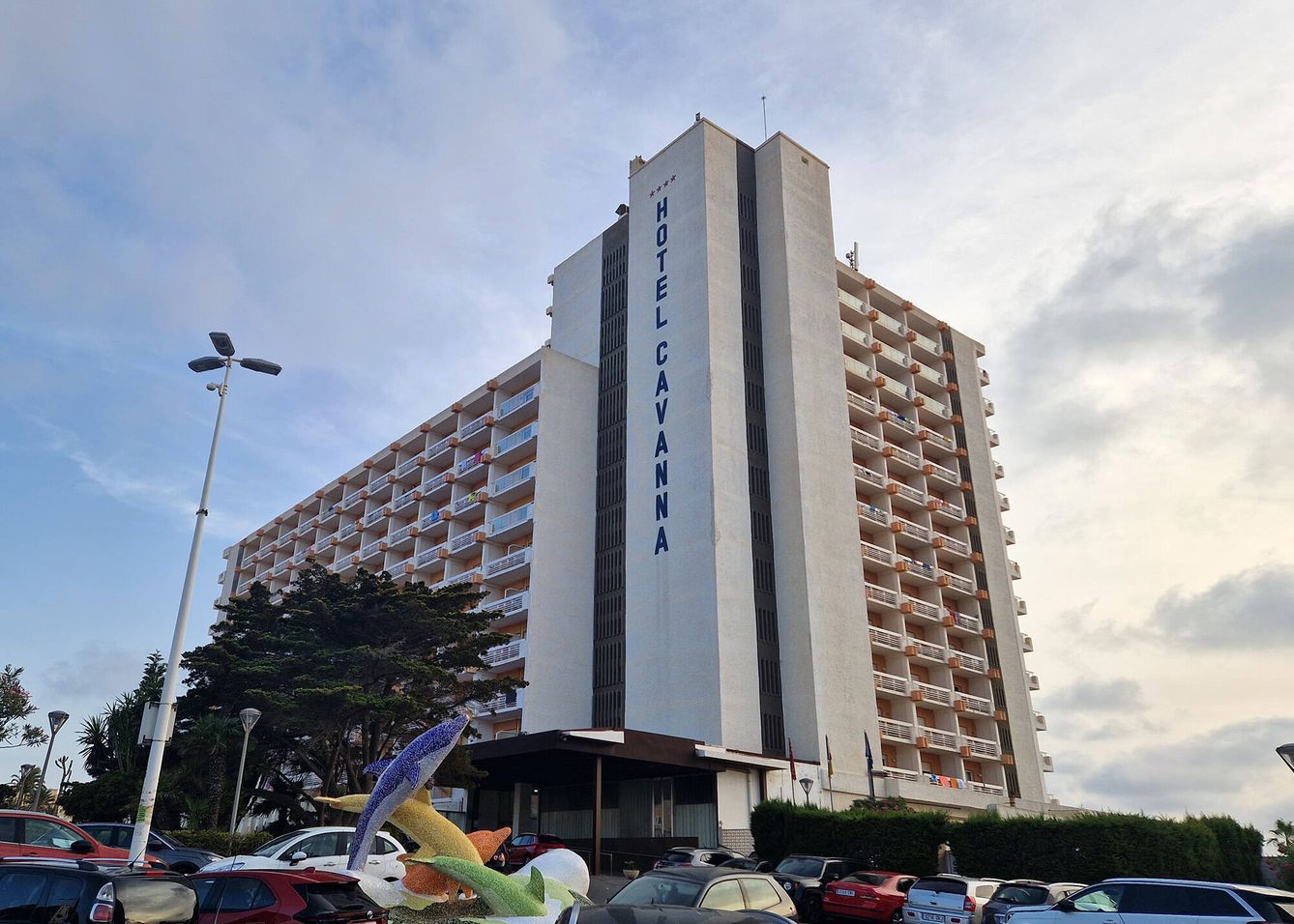 El hotel Cavanna, en La Manga. (EC)