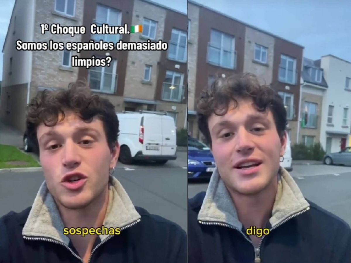 Foto: Nacho Barrueco, un joven que vive en Dublín, ha publicado un vídeo contando algo que le ha sorprendido. (TikTok/@nachobarrueco_)